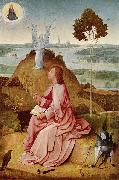 BOSCH, Hieronymus Saint John the Evangelist on Patmos Spain oil painting artist